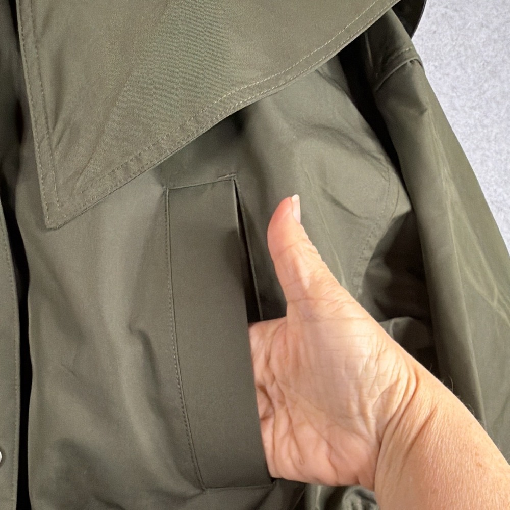 Free Assembly Utility Jacket with Removable Hood - Olive Green - Women's L - Picture 6 of 12
